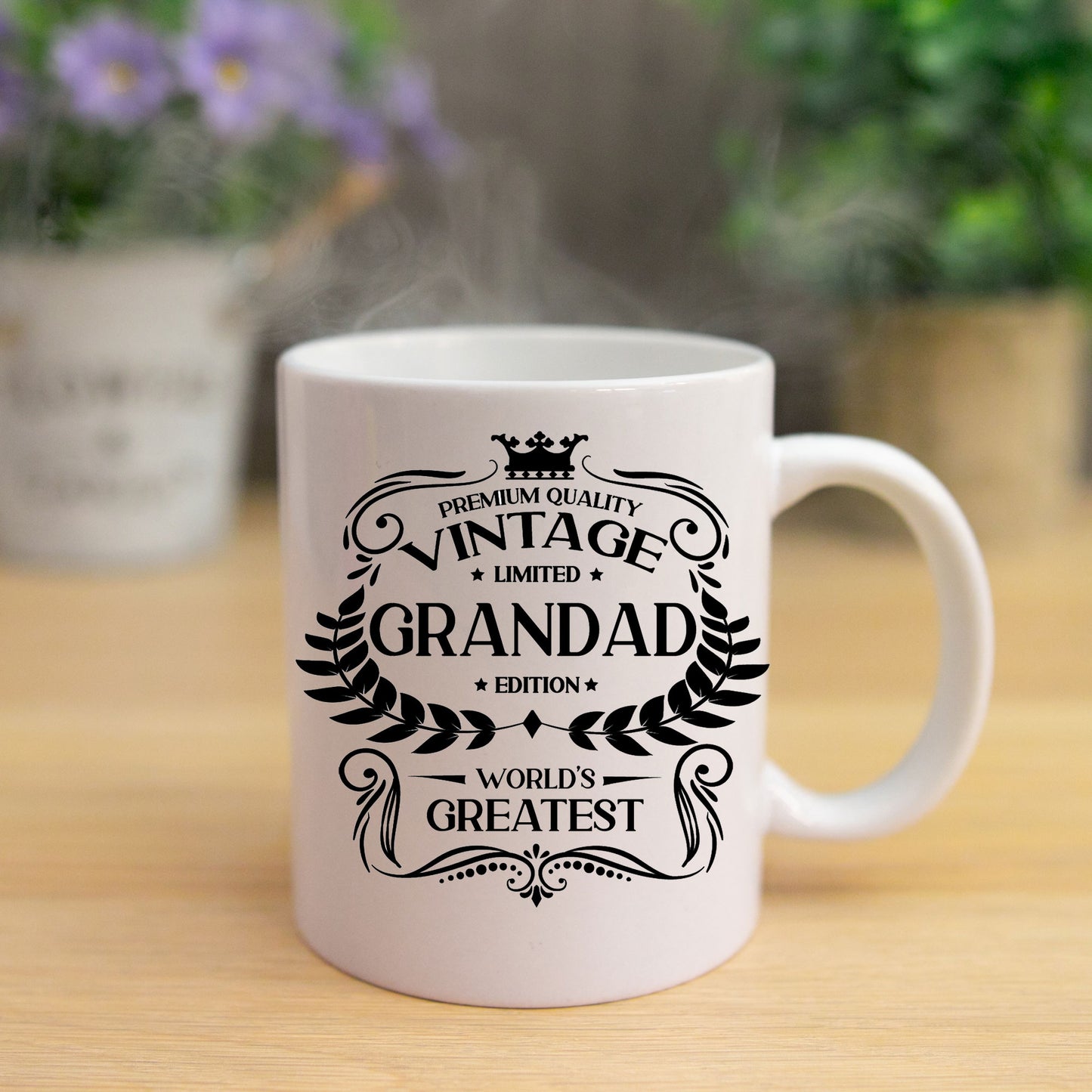 Vintage Worlds Greatest Grandad Mug and/or Coaster  - Always Looking Good -   