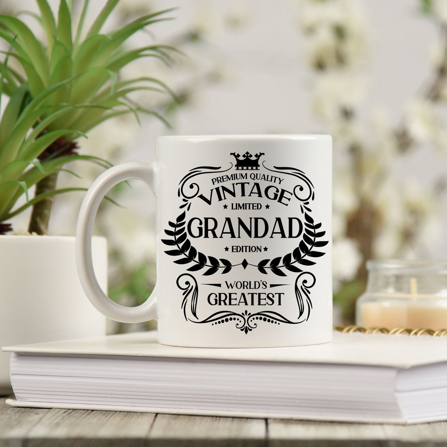 Vintage Worlds Greatest Grandad Mug and/or Coaster  - Always Looking Good -   