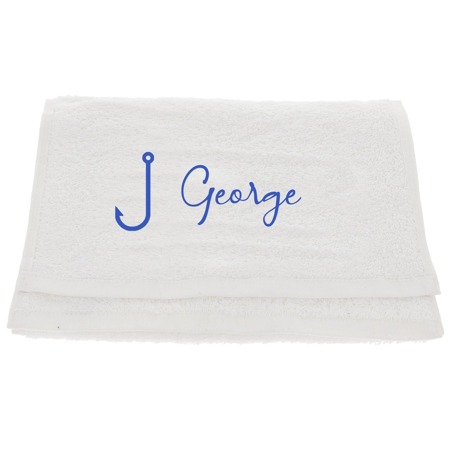 Personalised Embroidered Fishing Towel  - Always Looking Good -   