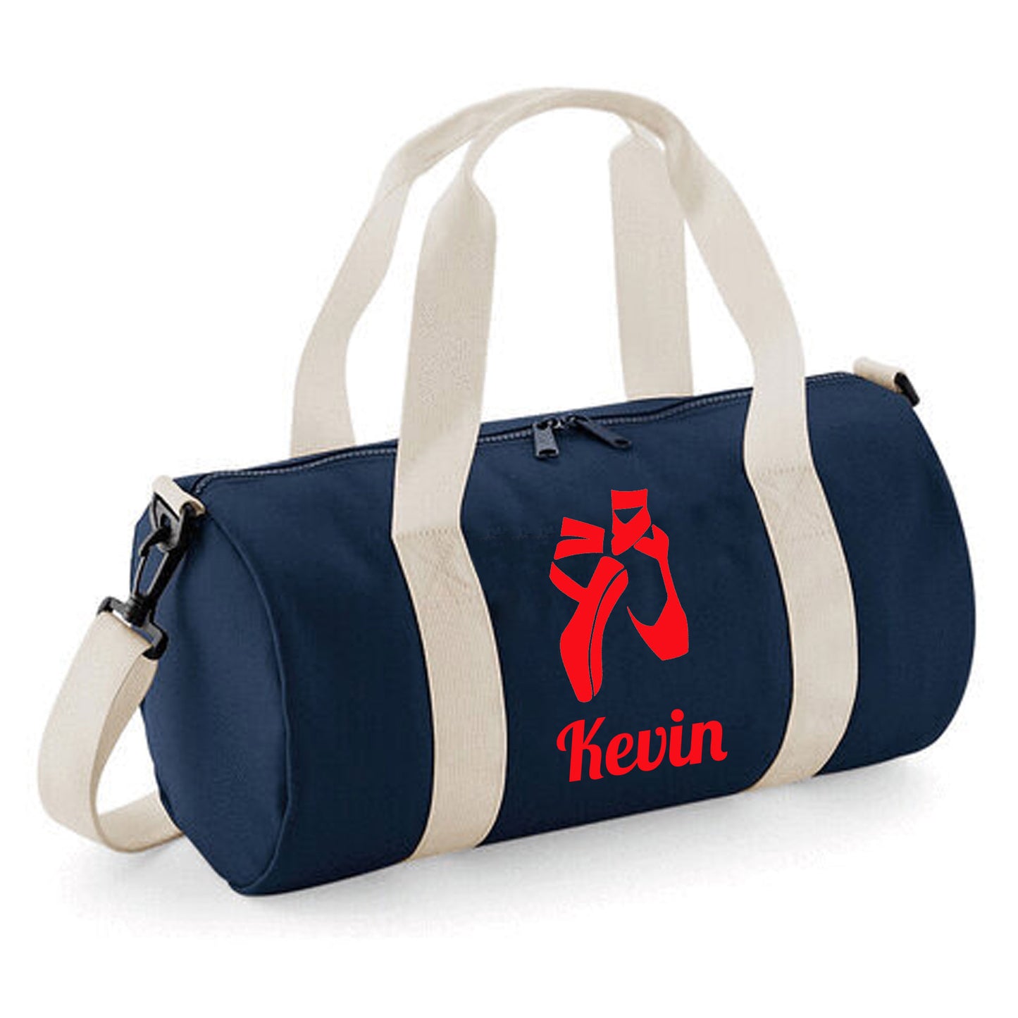 Personalised Ballet Shoes Design Barrel Bag for Girls