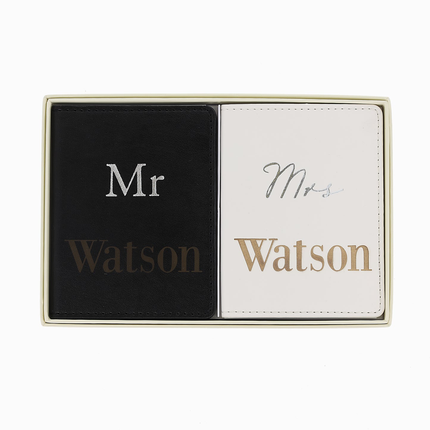 Personalised Mr and Mrs Passport Covers  - Always Looking Good -   