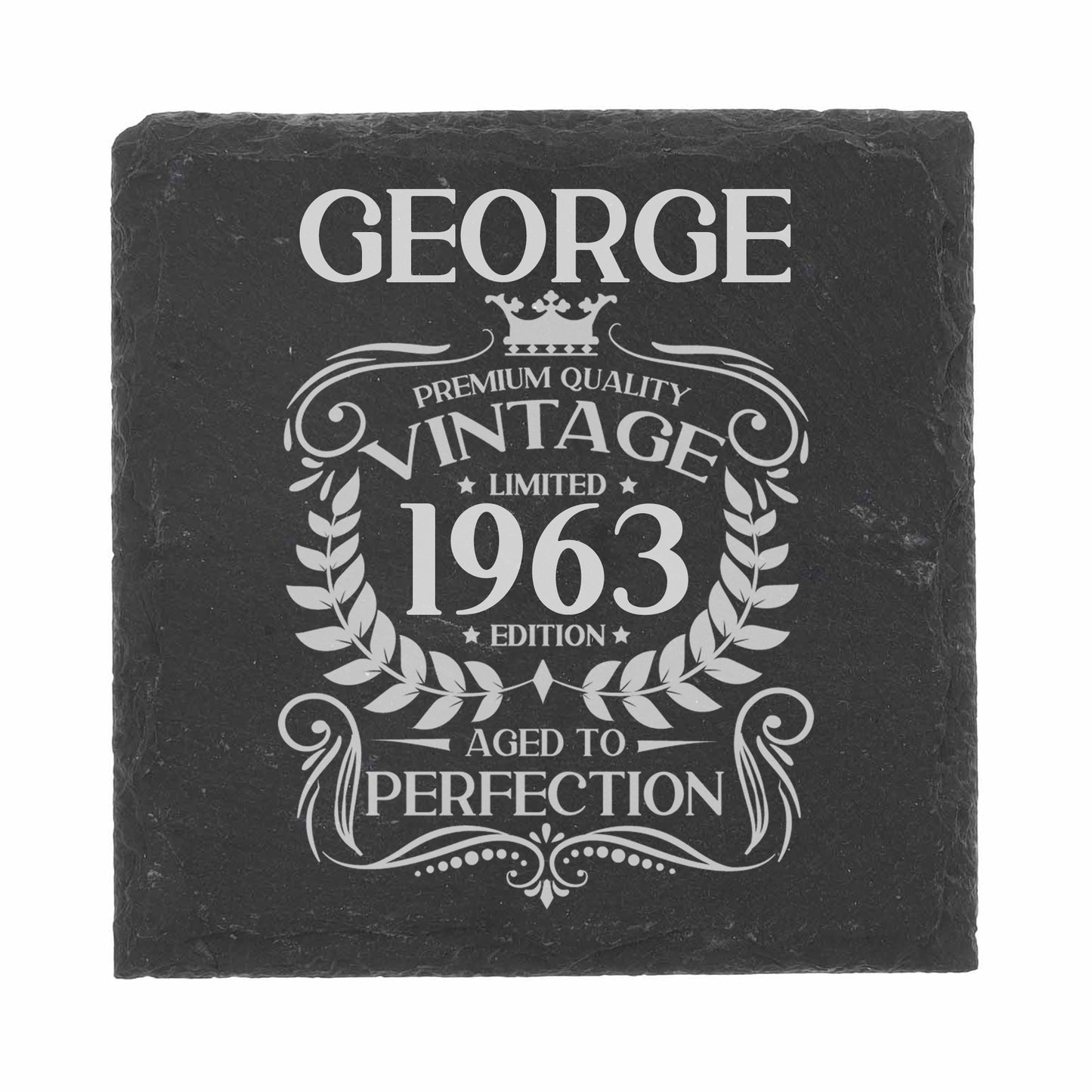 Personalised Vintage 1963 Mug and/or Coaster - Always Looking Good -