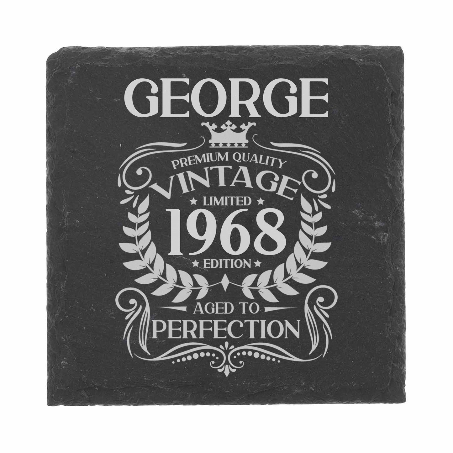 Personalised Vintage 1968 Mug and/or Coaster - Always Looking Good -