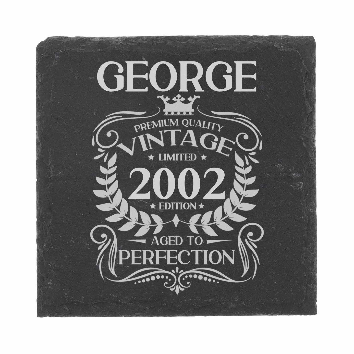 Personalised Vintage 2002 Mug and/or Coaster - Always Looking Good -