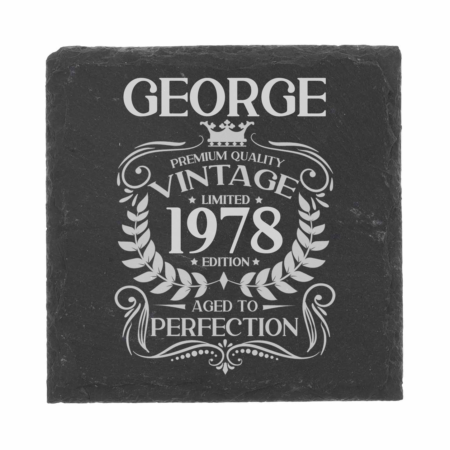 Personalised Vintage 1978 Mug and/or Coaster - Always Looking Good -