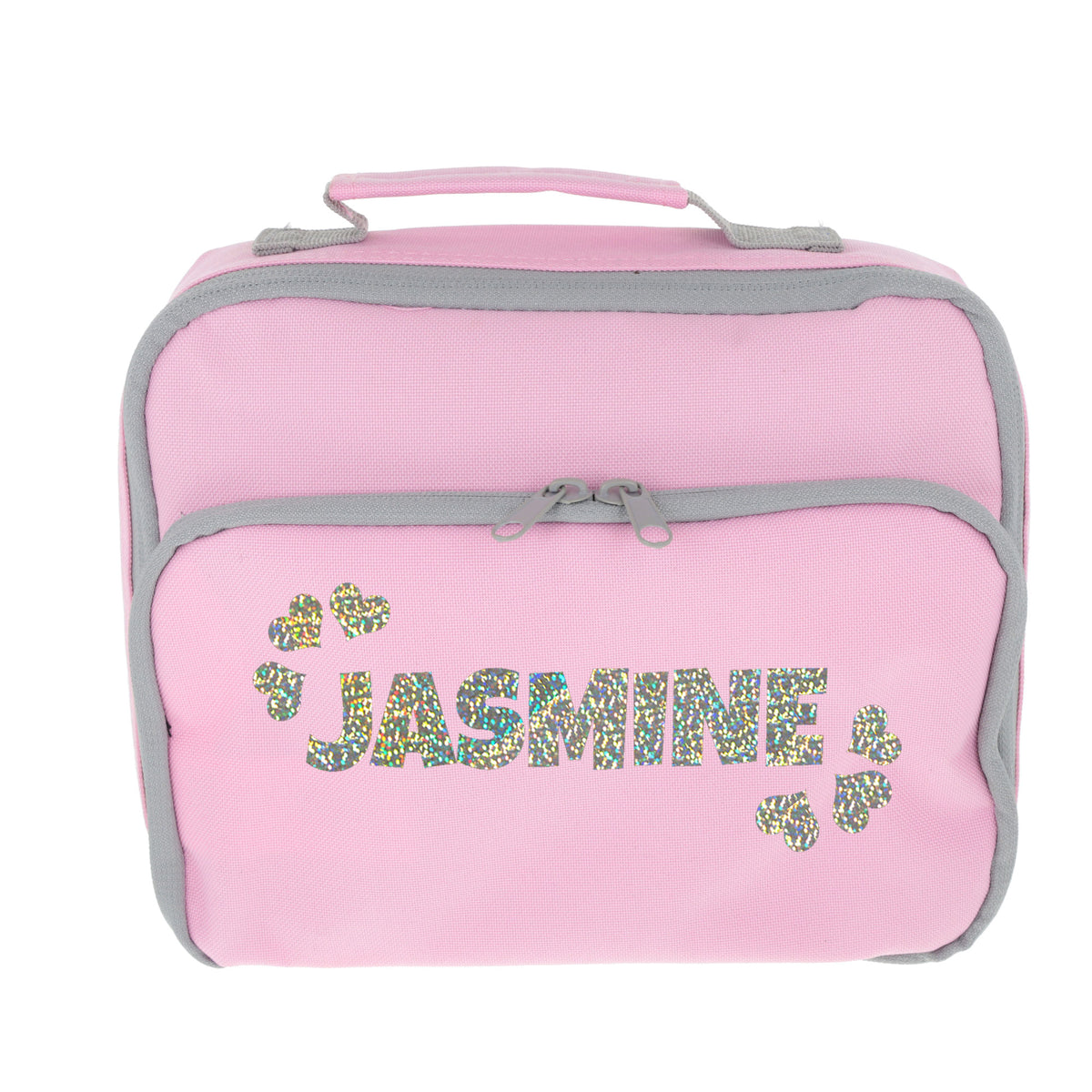 Personalised Lunch Bag with Name & Hearts Childs School Lunch Box - Always Looking Good -