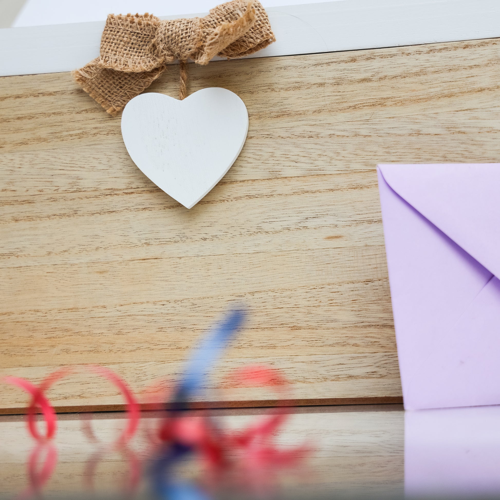 Blank Wedding or Party Card White & Wooden Memory PostBox Craft Create your Own  - Always Looking Good -