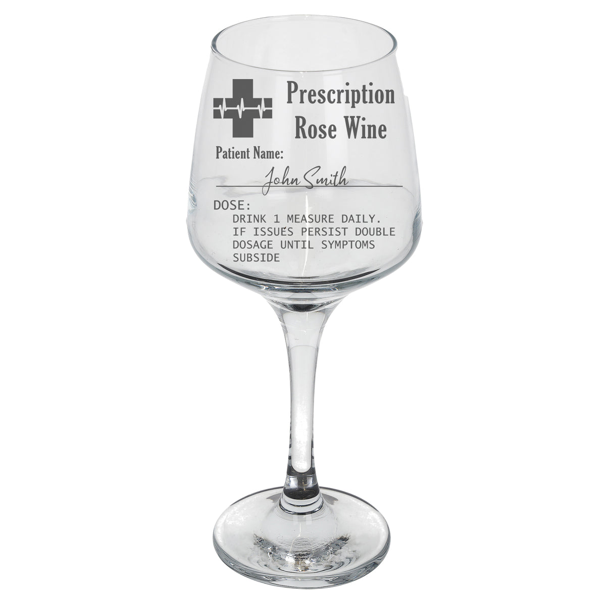 Funny Personalised Engraved Prescription Wine Glass For Wine Lovers - Always Looking Good -