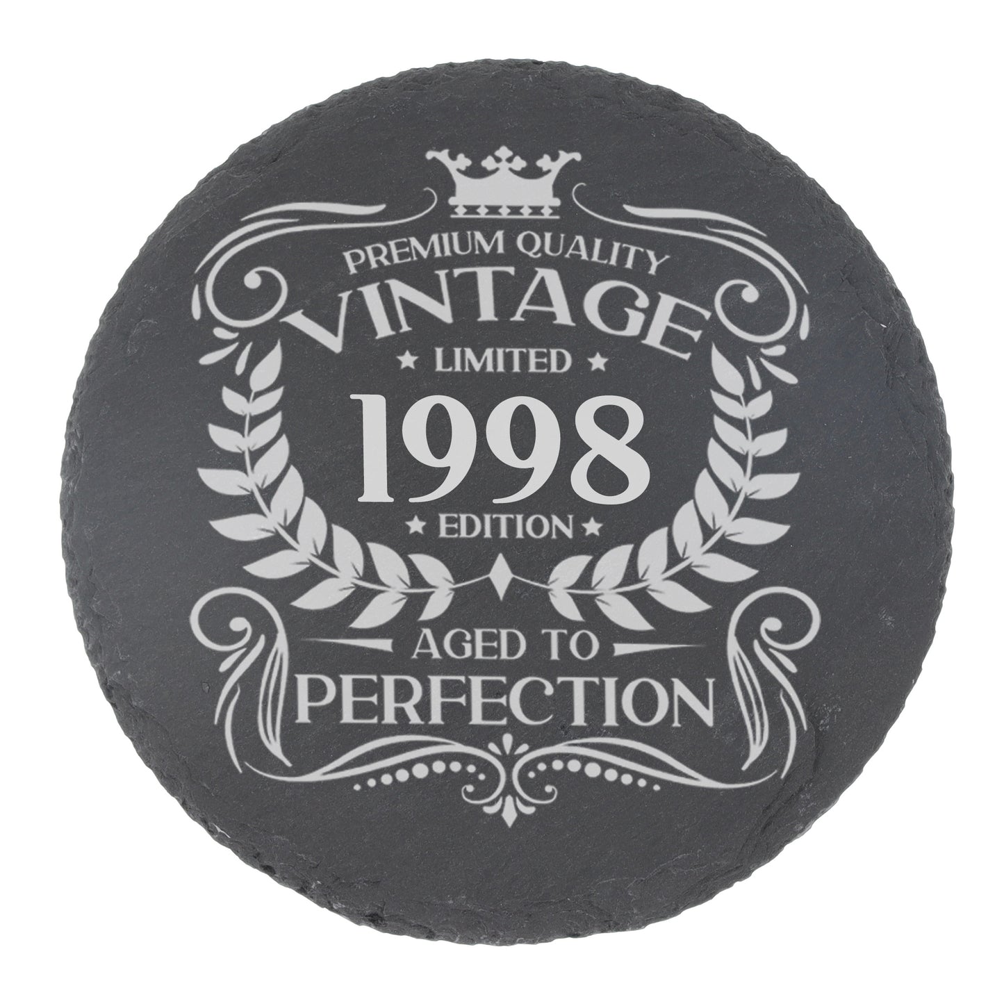 Personalised Vintage 1998 Mug and/or Coaster - Always Looking Good -