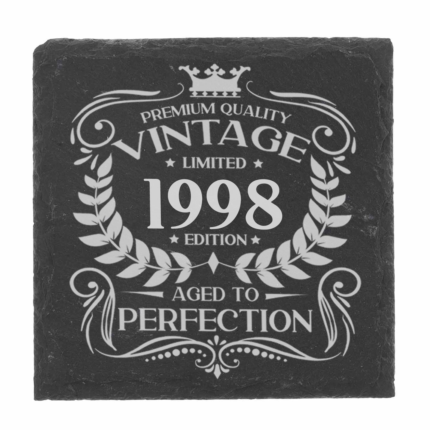 Personalised Vintage 1998 Mug and/or Coaster - Always Looking Good -