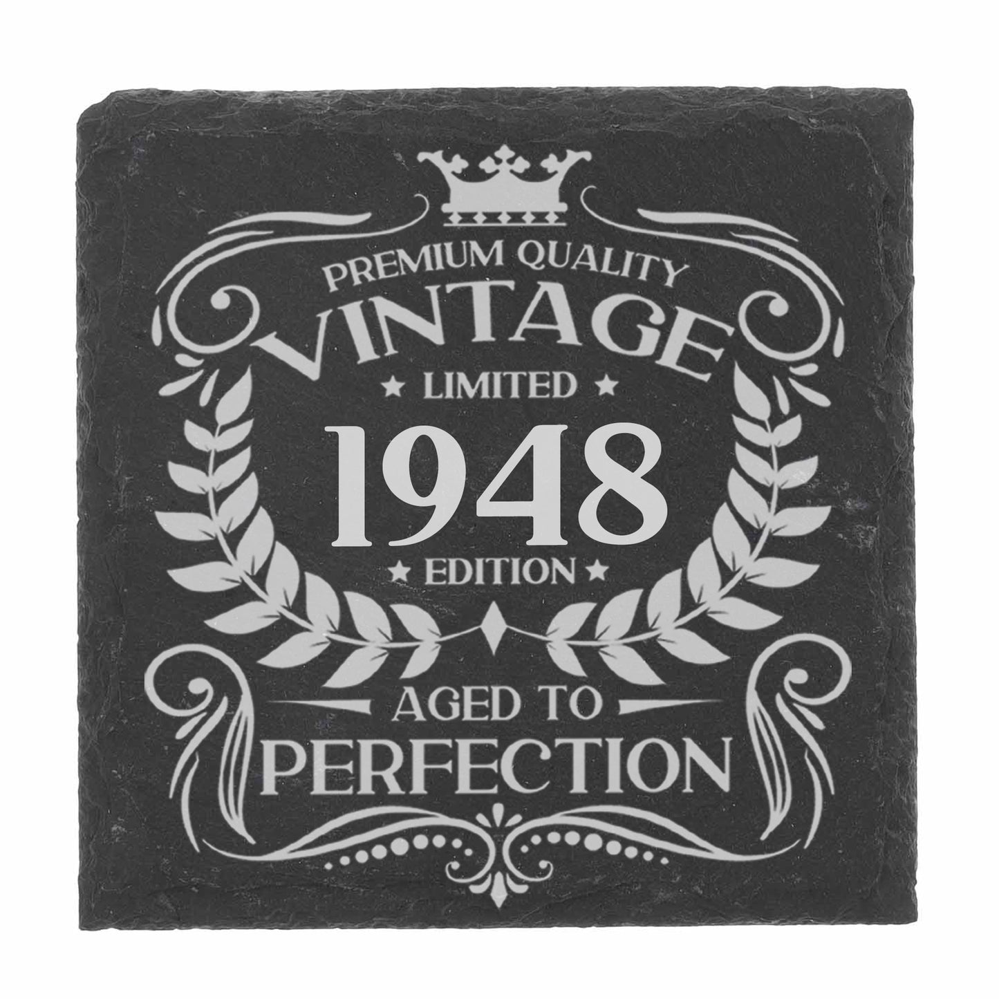 Personalised Vintage 1948 Mug and/or Coaster - Always Looking Good -