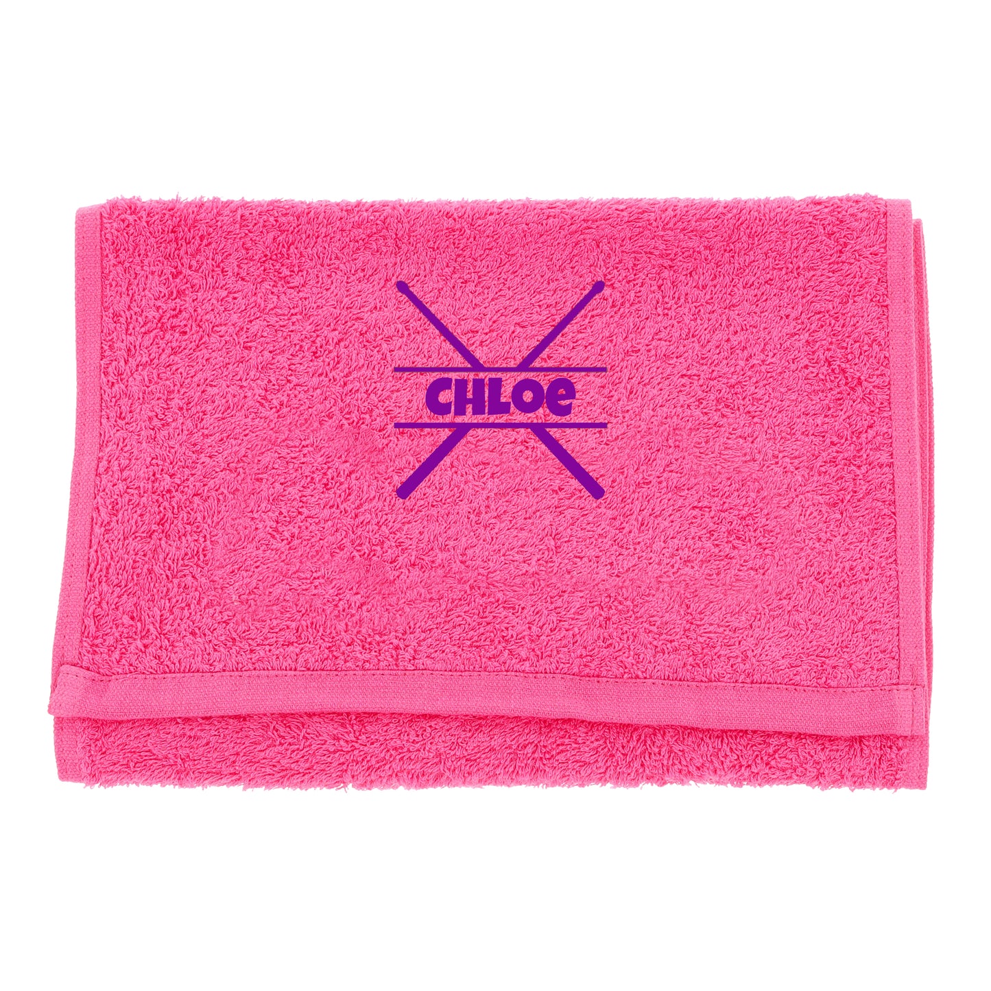 Personalised Embroidered Drummer Towel  - Always Looking Good -   