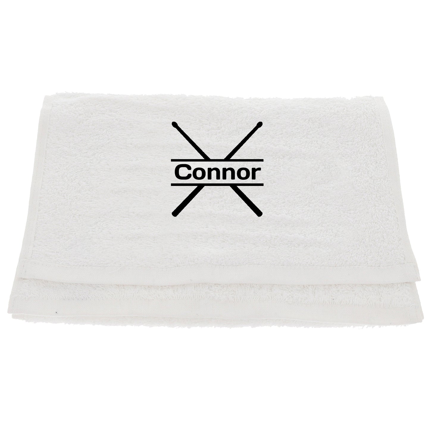 Personalised Embroidered Drummer Towel  - Always Looking Good -   