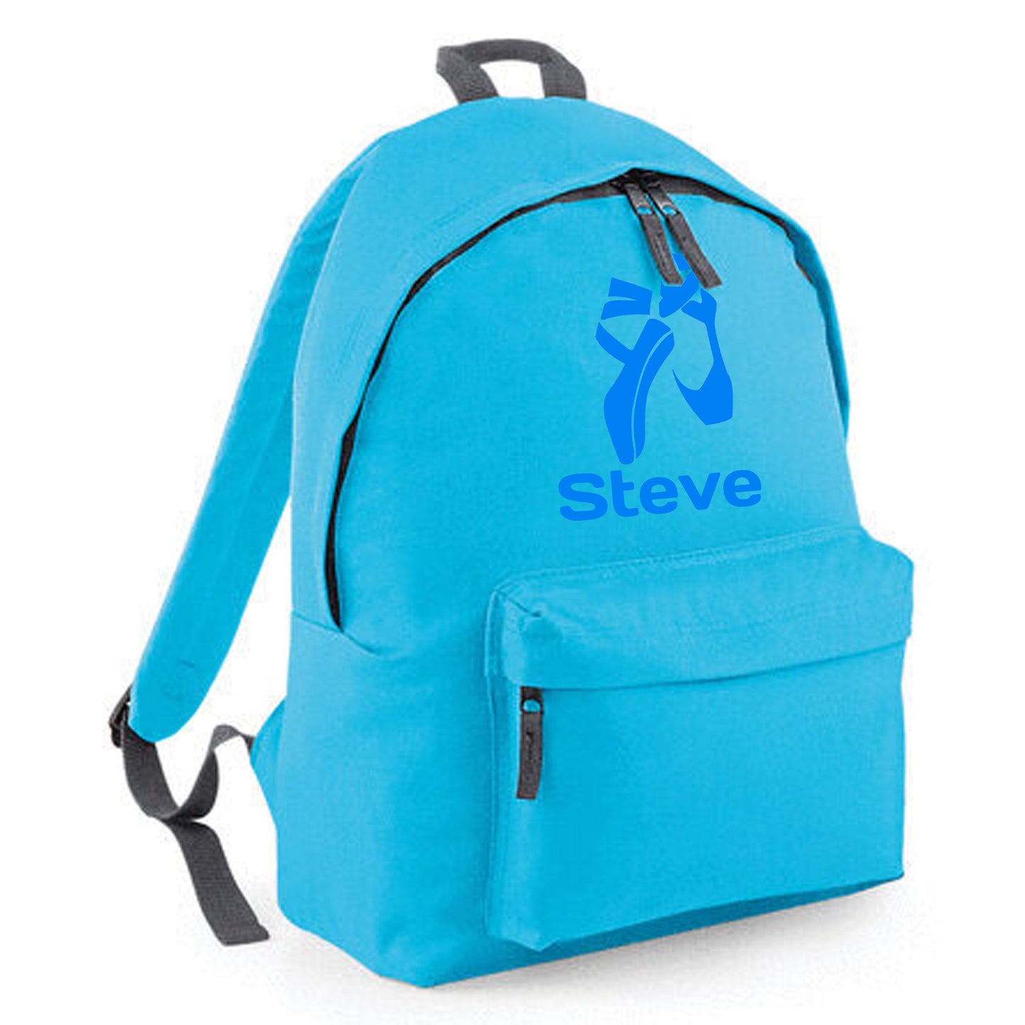 Personalised Ballet Shoes Backpack, Kids Dance Rucksack with Name