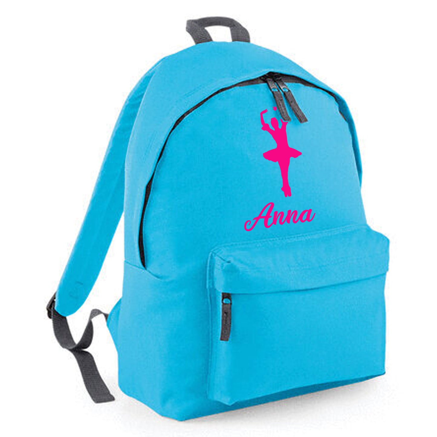 Personalised Ballerina Backpack, Dance Bag Rucksack with Name