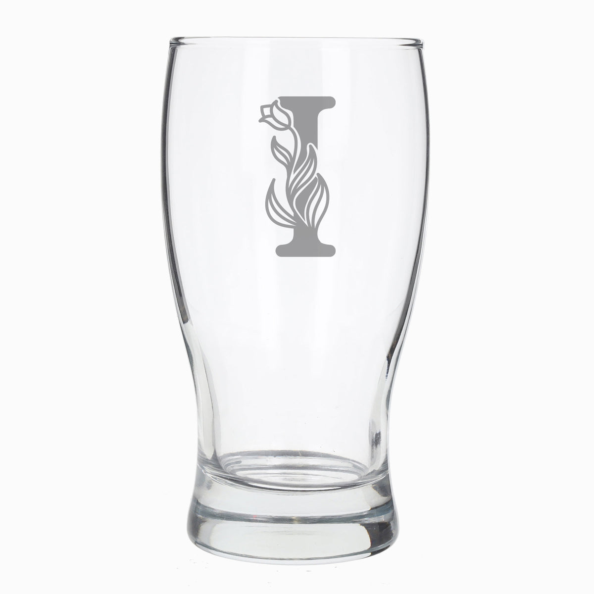 Monogram Engraved Pint Beer Glass and/or Coaster Set - Always Looking Good -