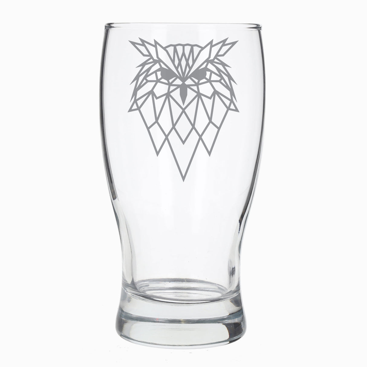 Owl Engraved Beer Pint Glass - Always Looking Good -