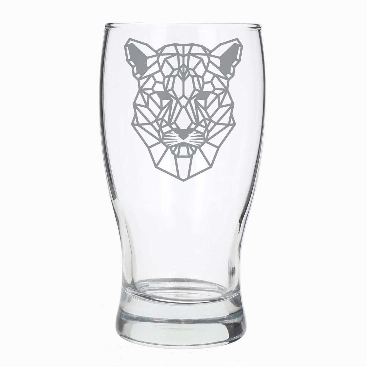 Jaguar Engraved Pint Beer Glasses For Animal Lovers - Always Looking Good -