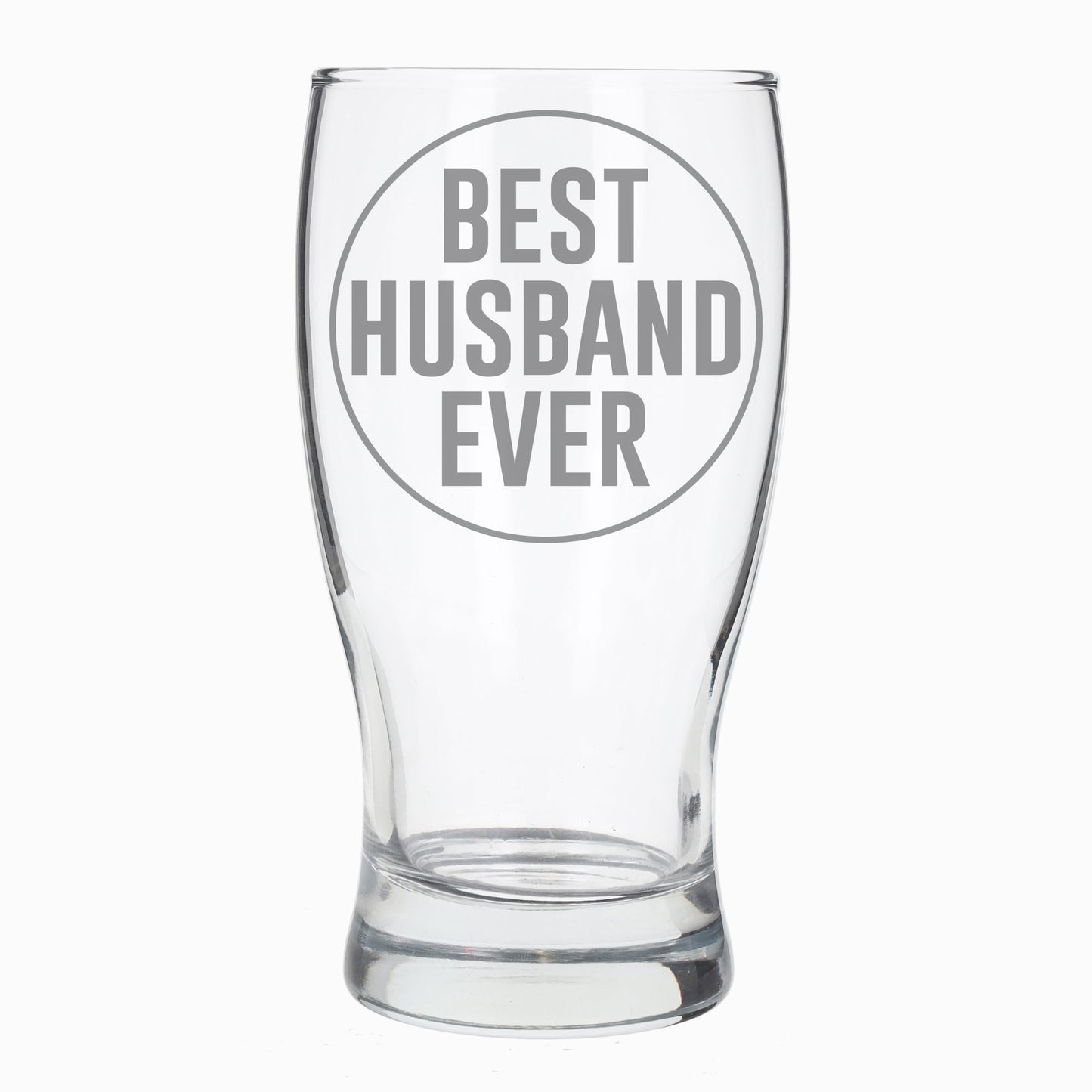 Best Husband Ever Engraved Beer Pint Glass and/or Coaster Set - Always Looking Good - Beer Glass gift for him