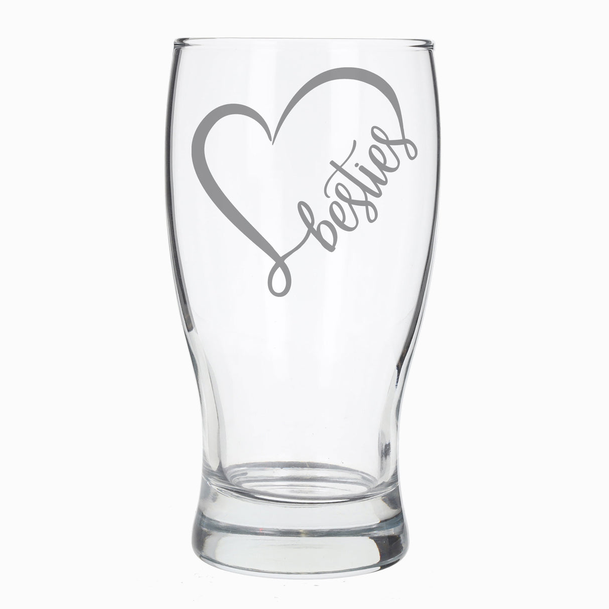 Besties Engraved Beer Pint Glass and/or Coaster Set - Always Looking Good -
