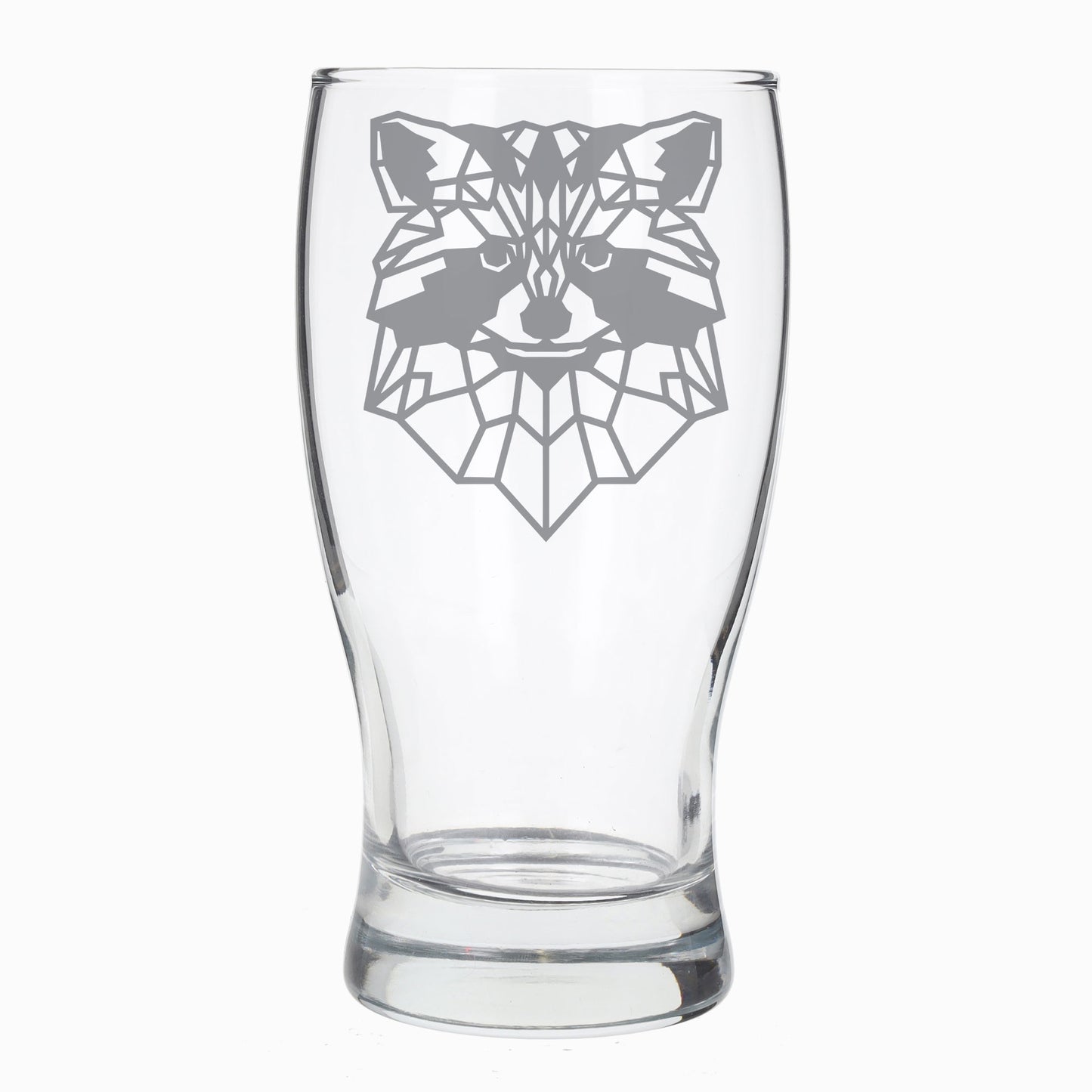Racoon Engraved Beer Pint Glass - Always Looking Good -