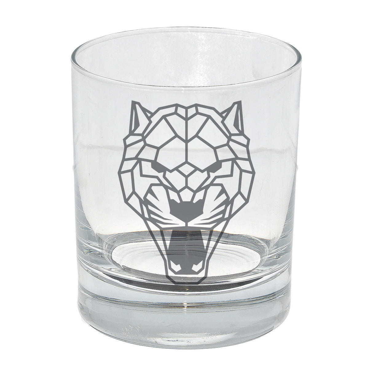 Panther Engraved Whisky Glass - Always Looking Good -