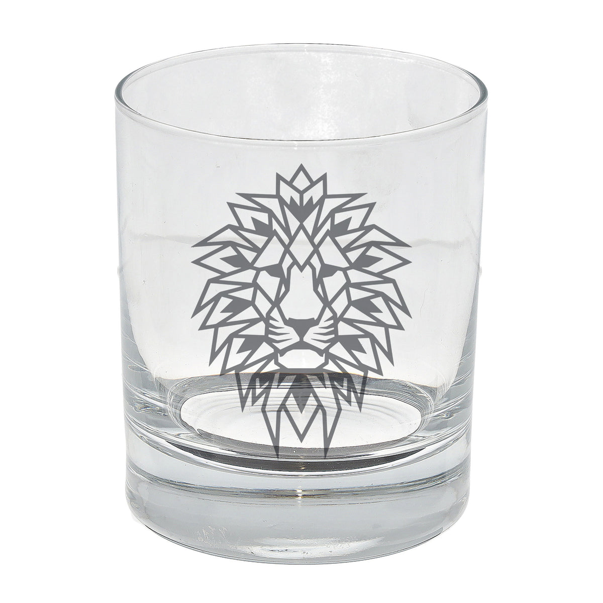 Lion Engraved Whisky Glass - Always Looking Good -