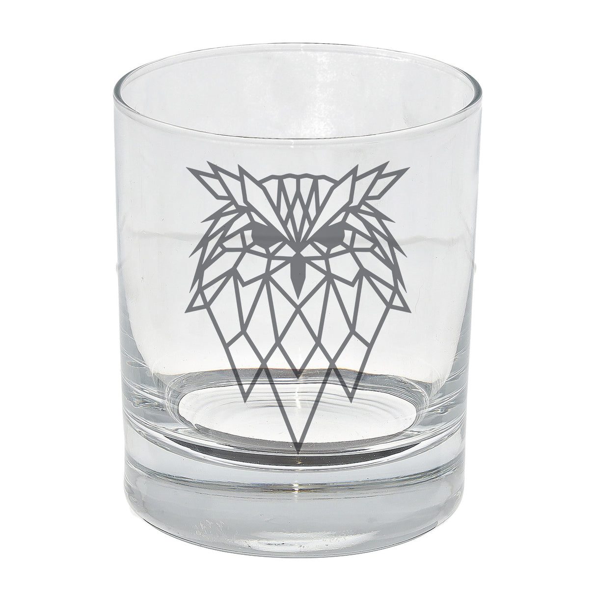 Owl Engraved Whisky Glass - Always Looking Good -