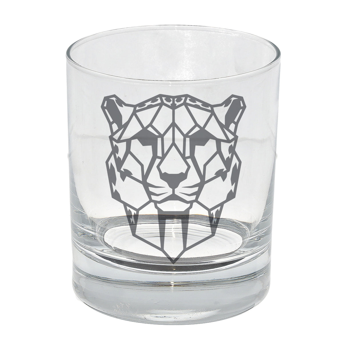Cheetah Engraved Whisky Glass - Always Looking Good -