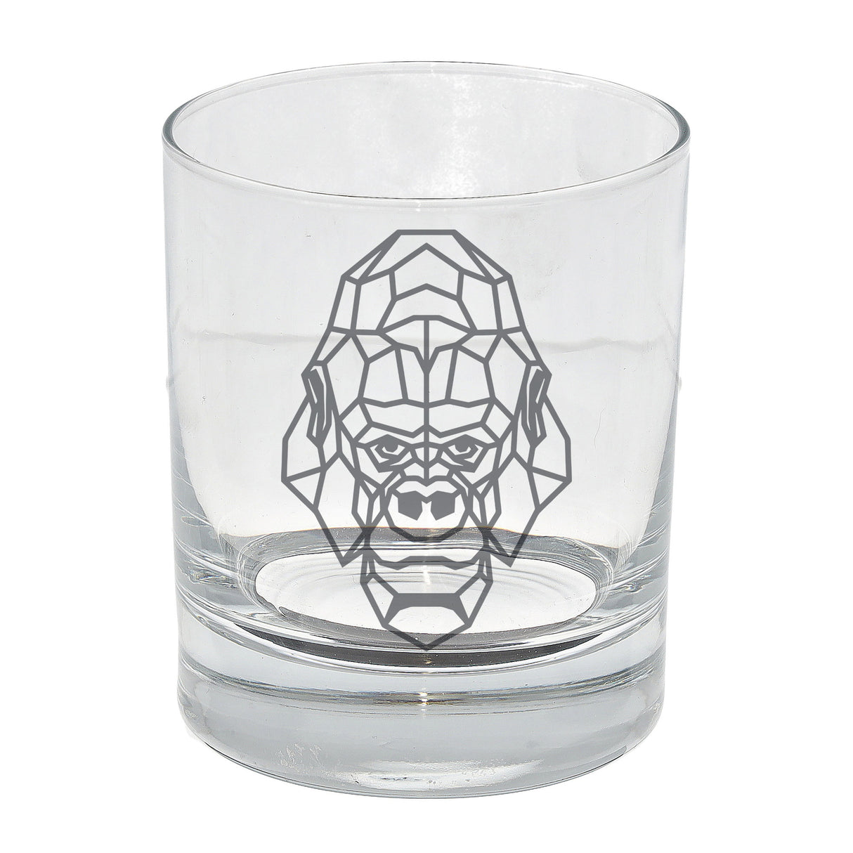 Gorilla Engraved Whisky Glass - Always Looking Good -
