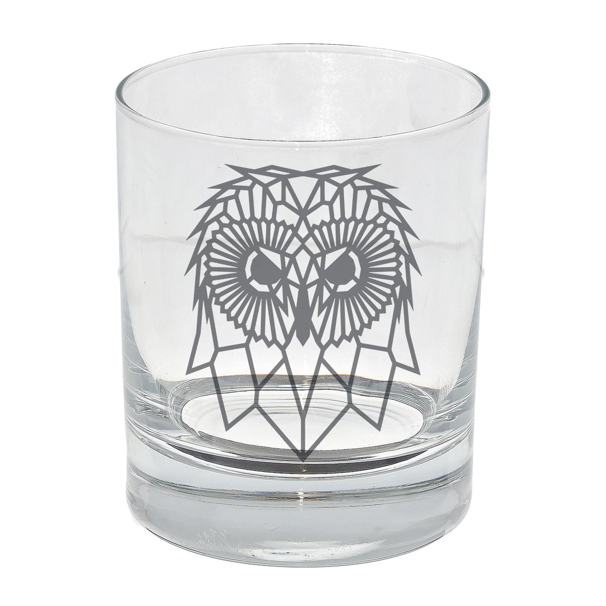 Cute Owl Engraved Whisky Glass - Always Looking Good -