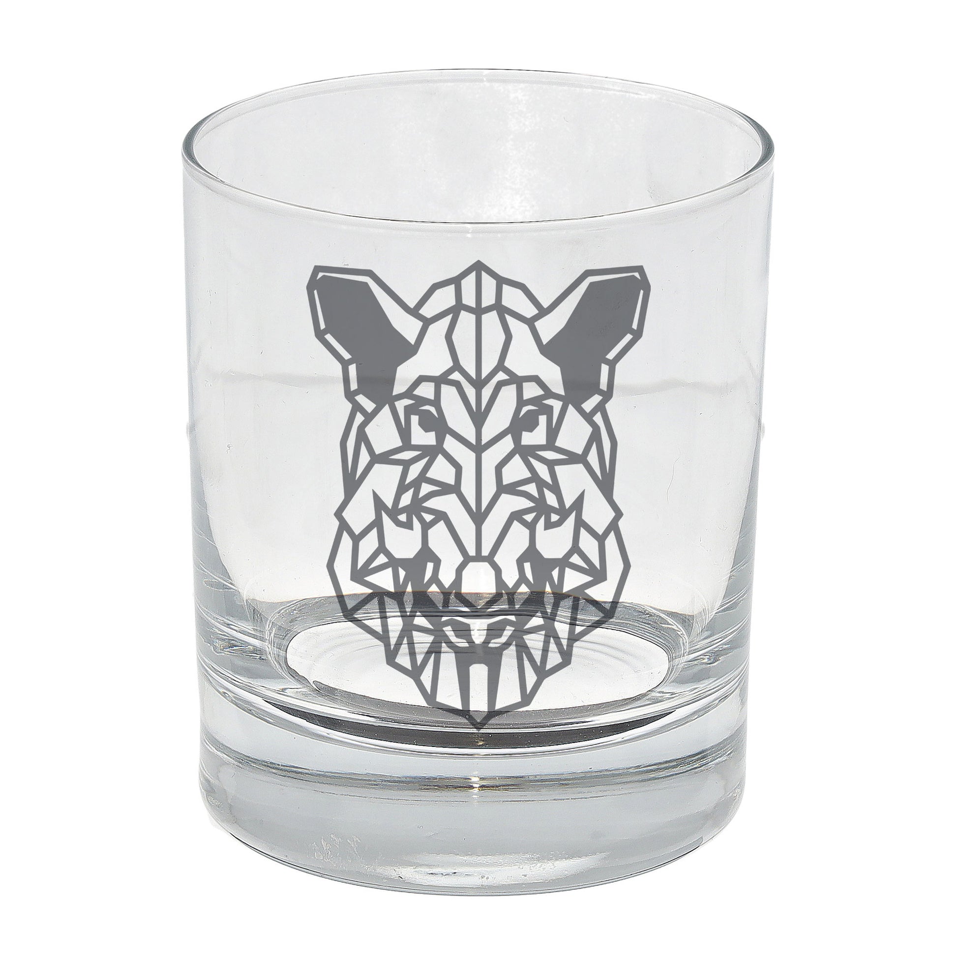 Warthog Engraved Whisky Glass  - Always Looking Good -
