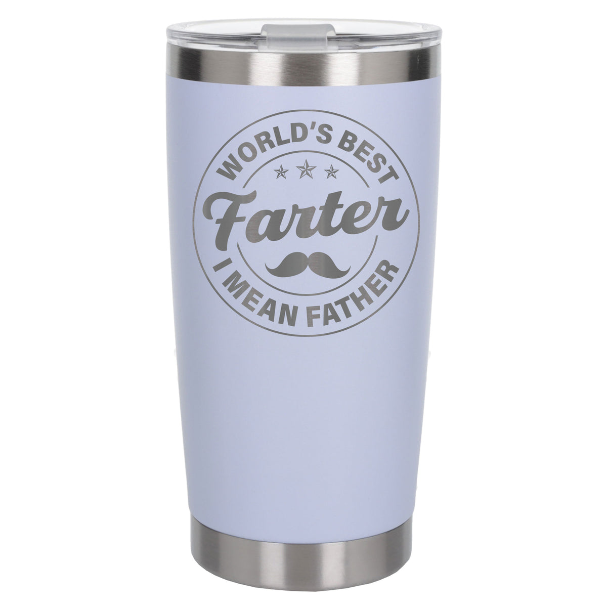 Best Farter I Mean Father Engraved Travel Mug for Dad