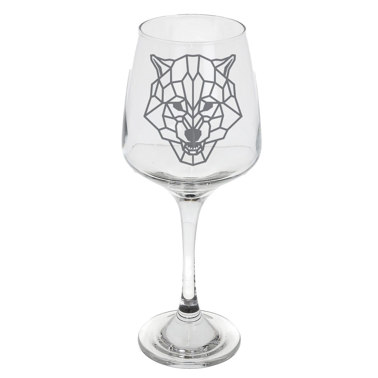 Wolf Engraved Unique Wine Glass For Wolf Lovers - Always Looking Good -