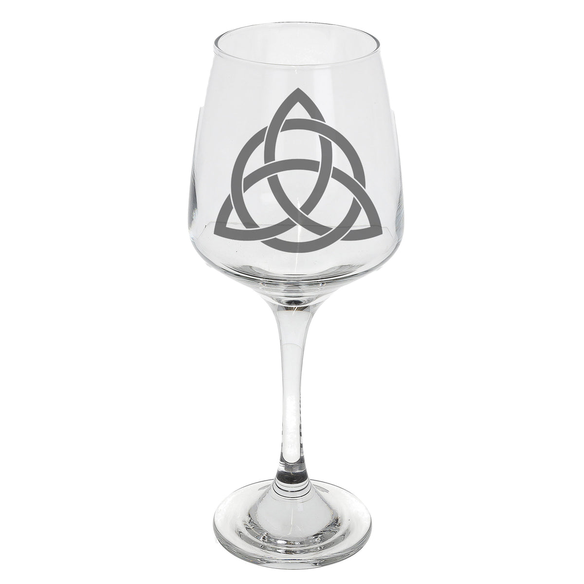 Celtic Knot Irish Engraved Wine Glass and/or Coaster Set - Always Looking Good - Wine Glass Only