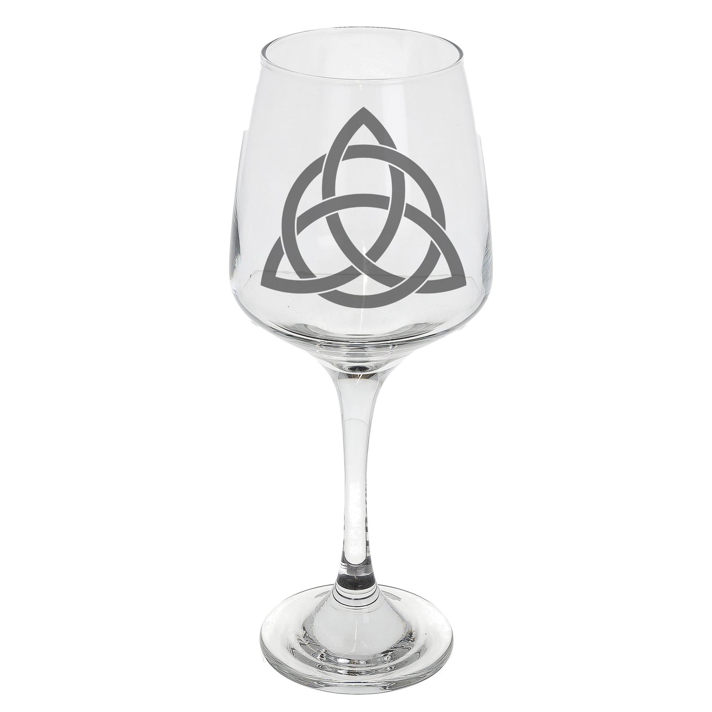 Celtic Knot Irish Engraved Wine Glass and/or Coaster Set - Always Looking Good - Wine Glass Only