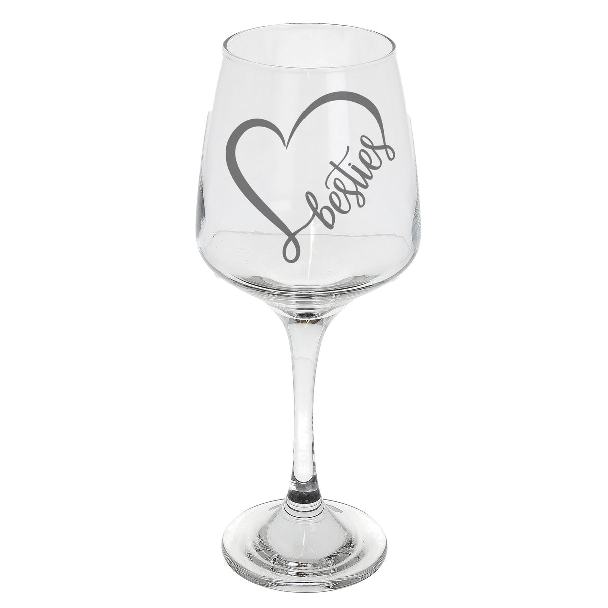 Besties Engraved Wine Glass and/or Coaster Set - Always Looking Good - Wine Glass Only