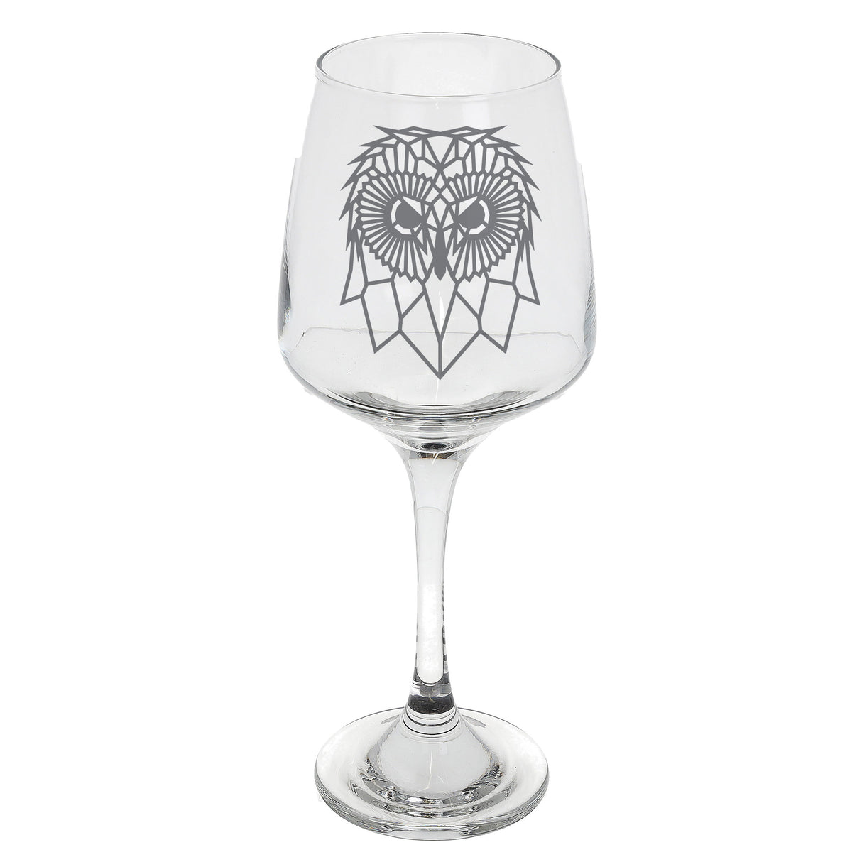Cute Owl Engraved Wine Glass - Always Looking Good -