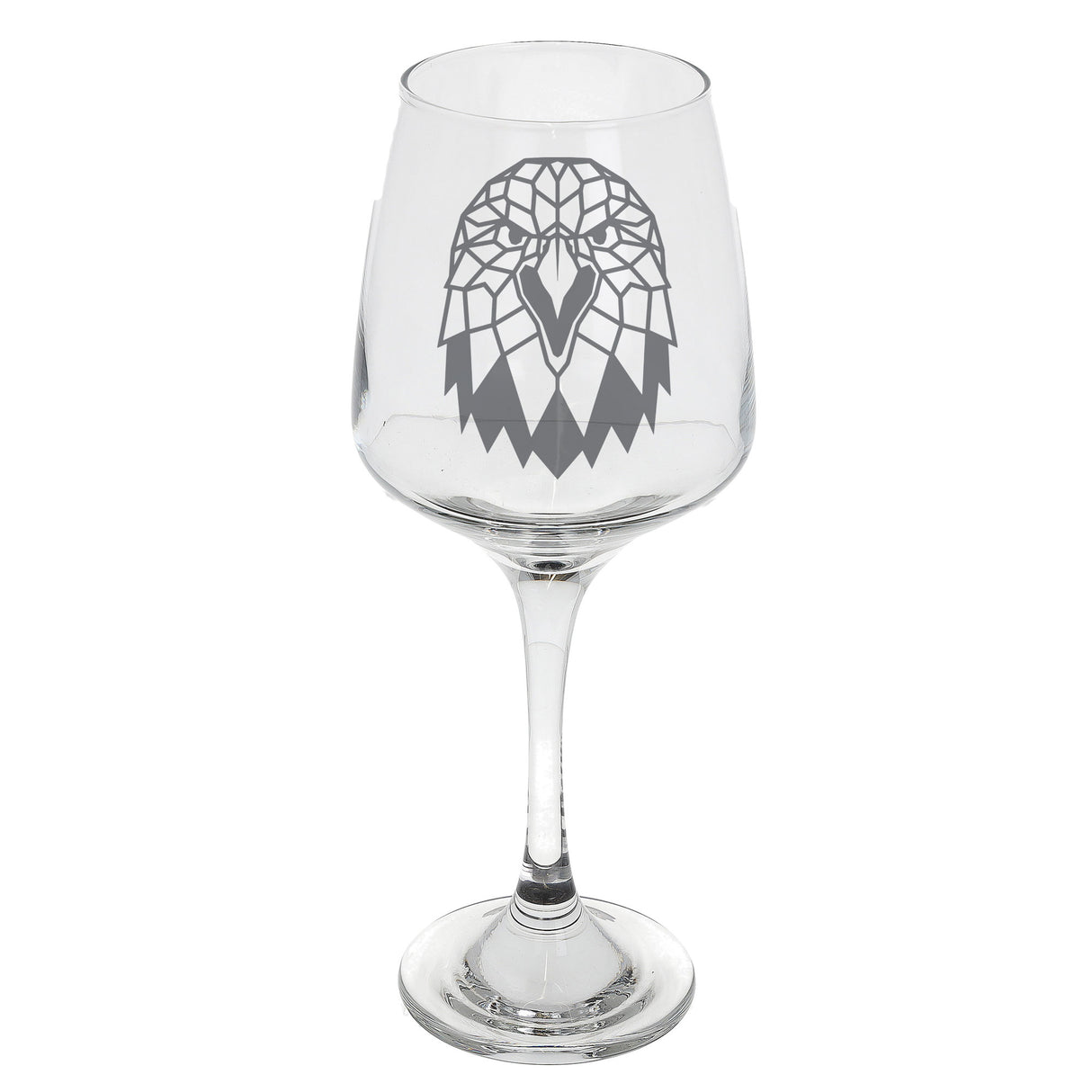 Eagle Laser Engraved Wine Glass - Always Looking Good -