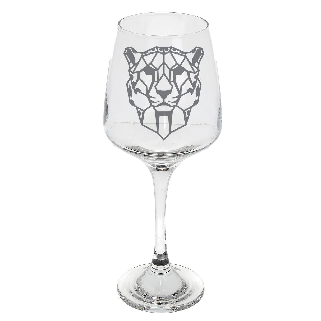 Cheetah Engraved Wine Glass - Always Looking Good -