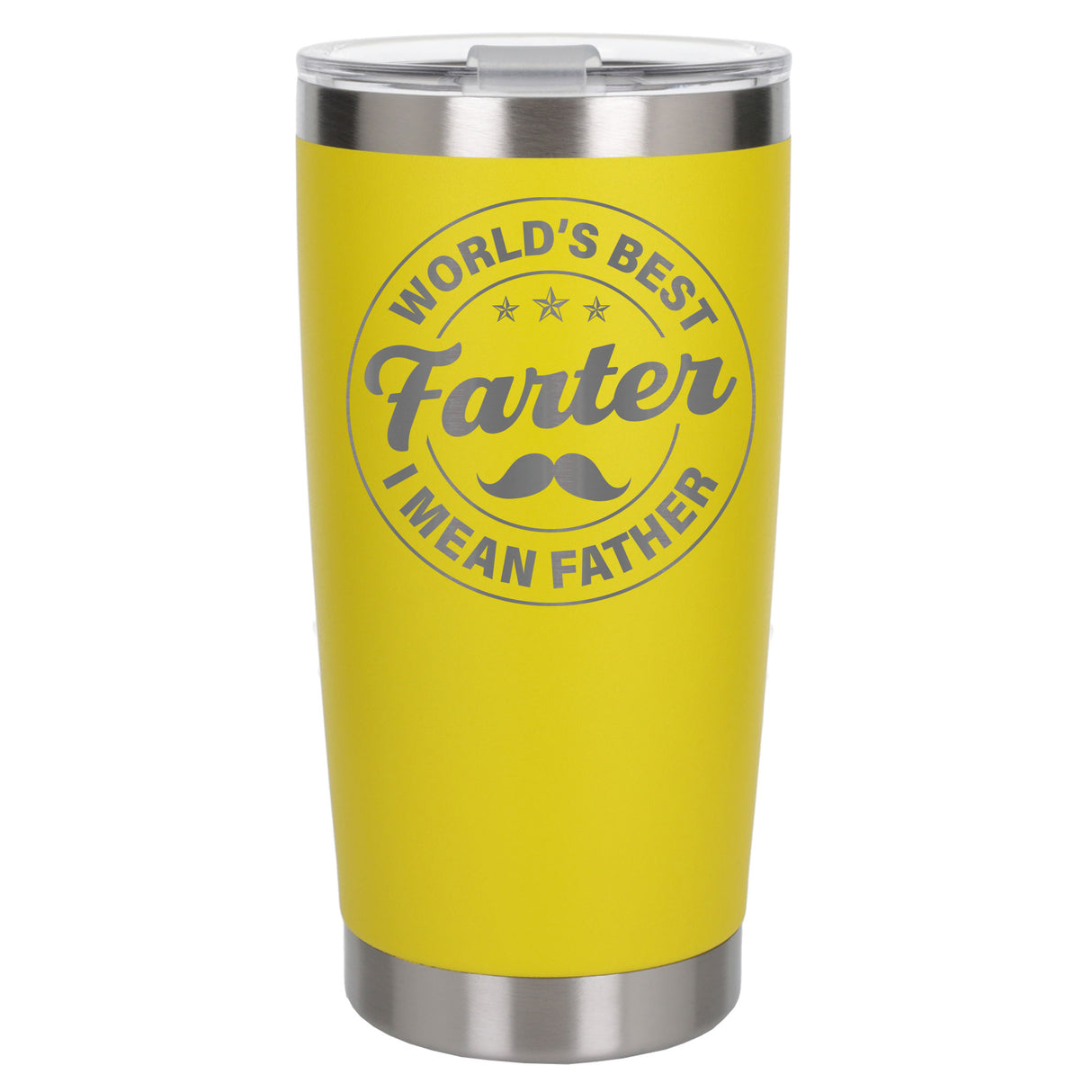 Best Farter I Mean Father Engraved Travel Mug for Dad