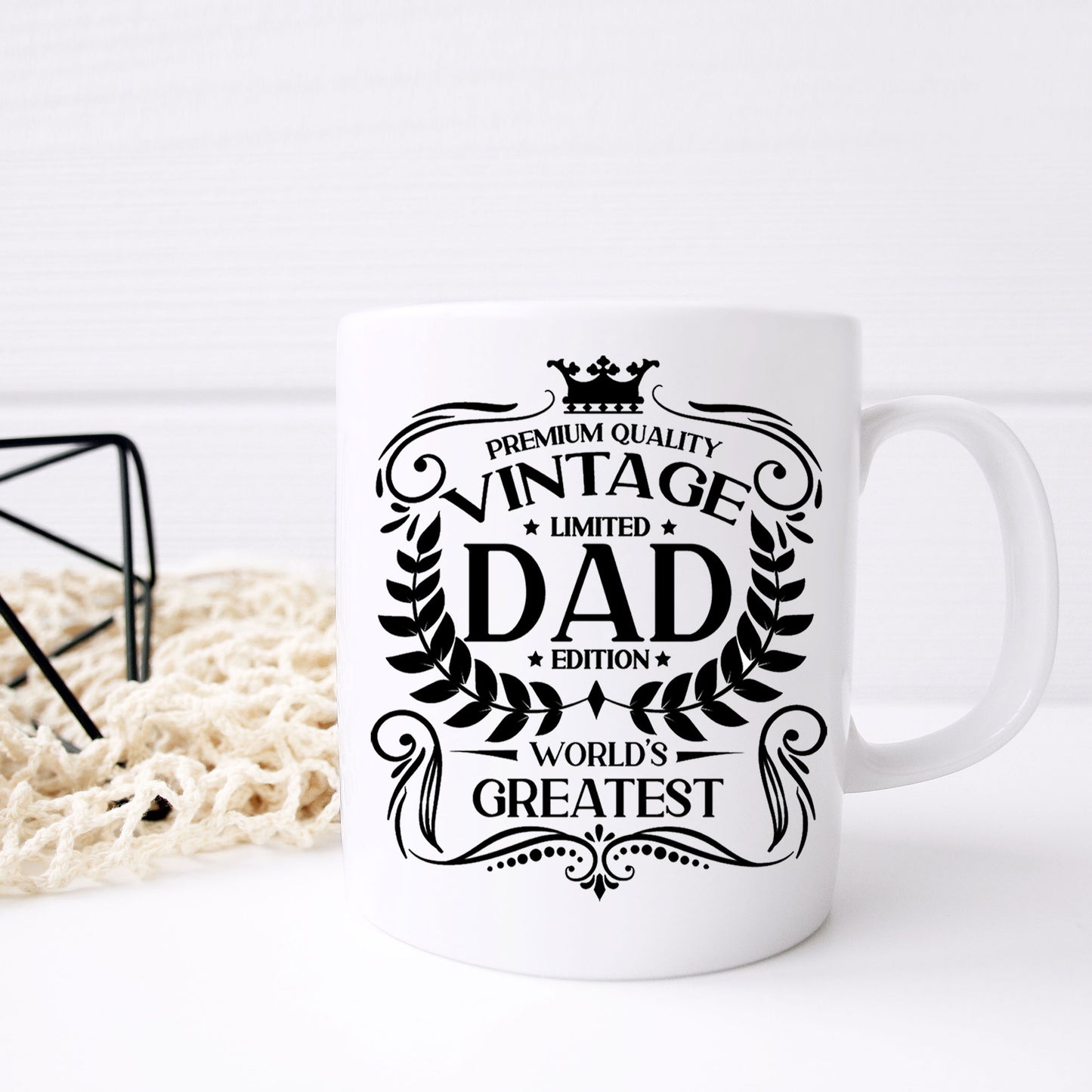 Vintage Worlds Greatest Dad Mug and/or Coaster  - Always Looking Good - Mug On Its Own  