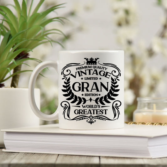 Vintage Worlds Greatest Gran Mug and/or Coaster - Always Looking Good -