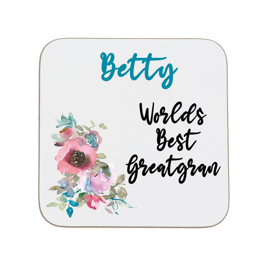 Personalised Mug And Coaster Set For Great Grandmothers