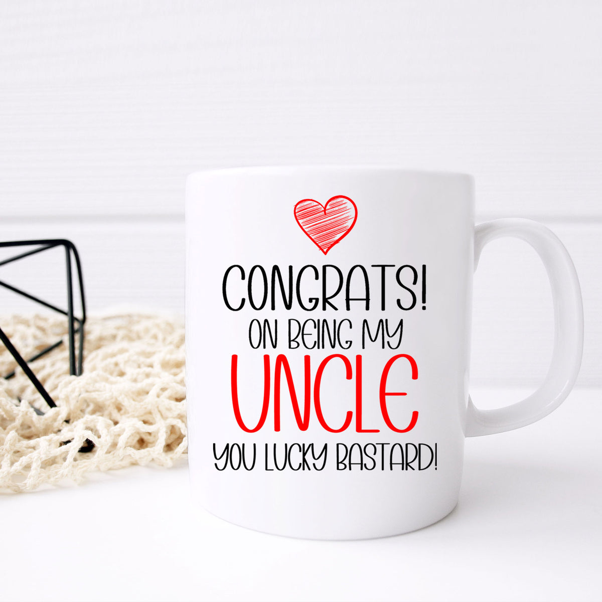 Congrats On Being My Uncle Mug and/or Coaster Gift - Always Looking Good -