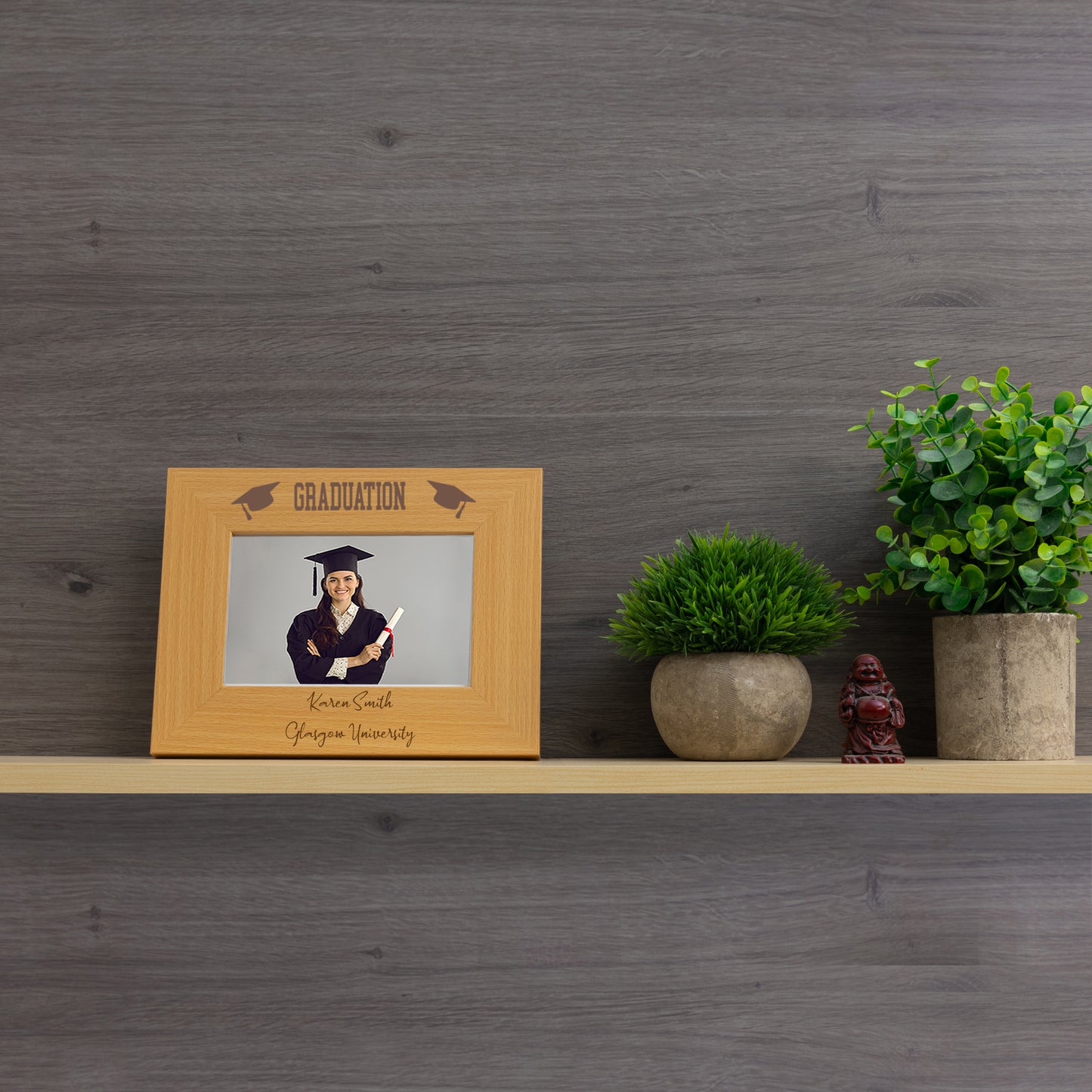 Personalised Graduation Wooden Photo Frame  - Always Looking Good -   