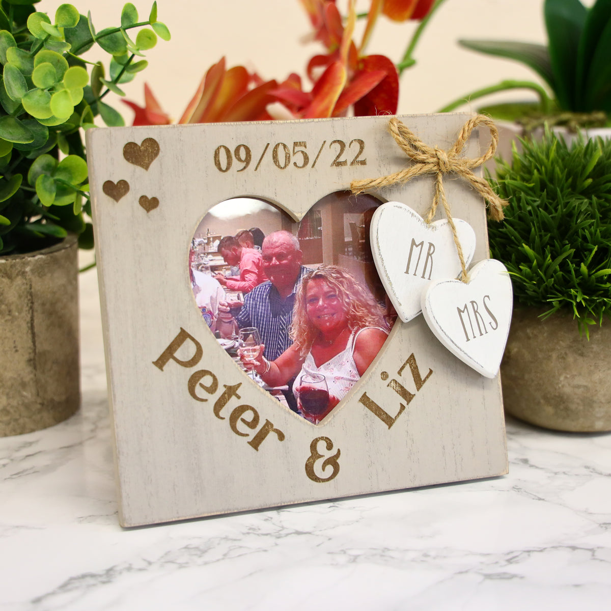 Personalised Engraved Wedding Day Photo Frame Gift - Always Looking Good -