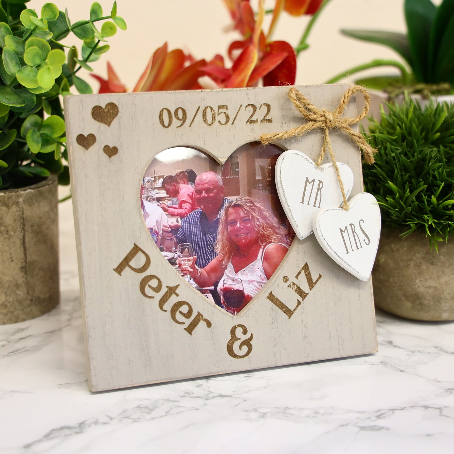 Personalised Engraved Wedding Day Photo Frame Gift  - Always Looking Good -   