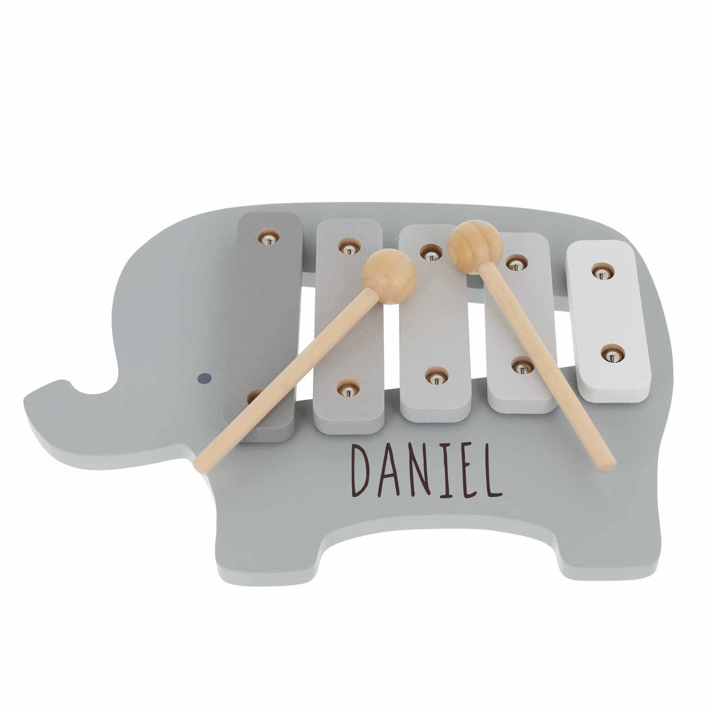 Personalised Engraved Wooden Elephant Xylophone Baby & Toddler Toy  - Always Looking Good -   