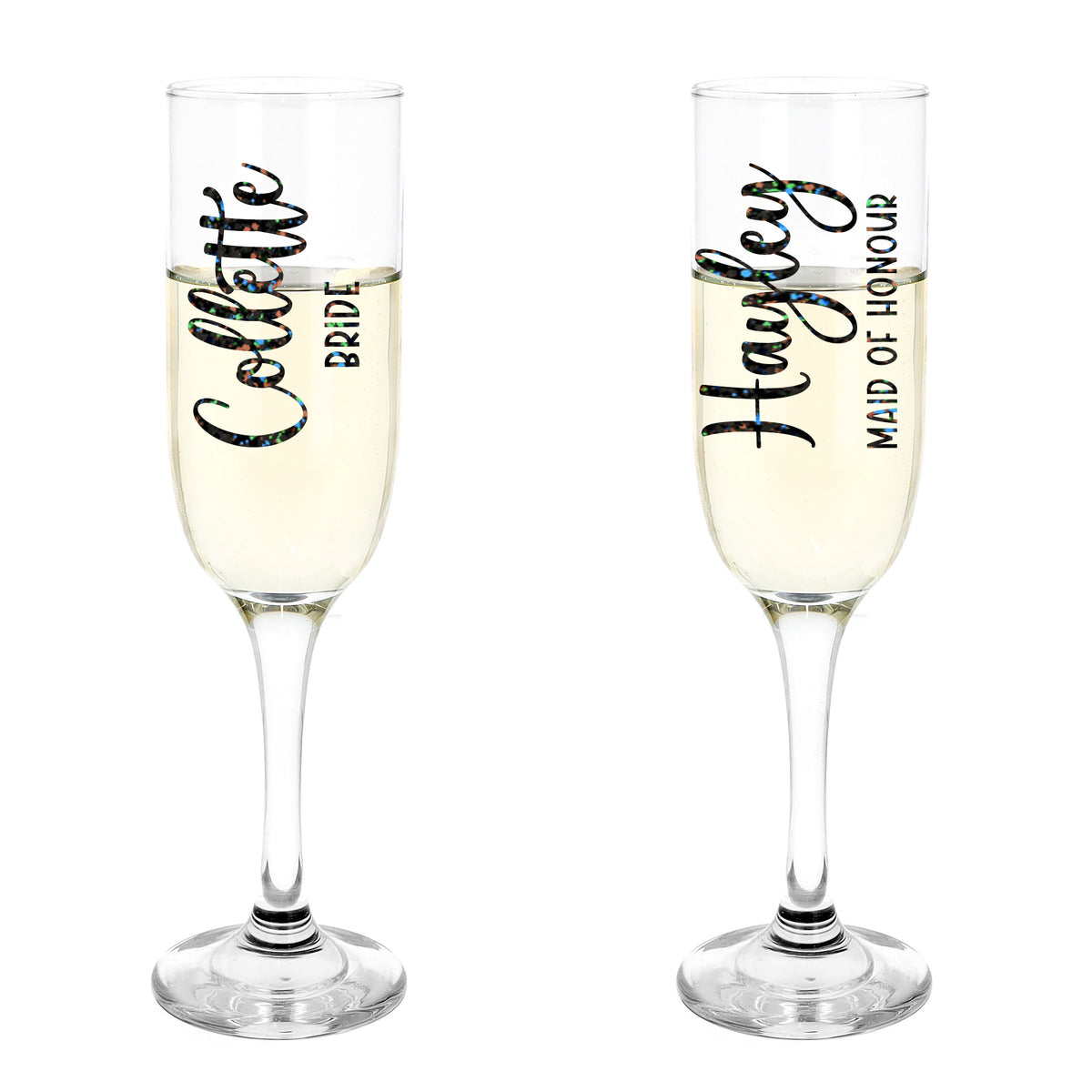 Personalised Champagne Flutes For Wedding Party - Always Looking Good -